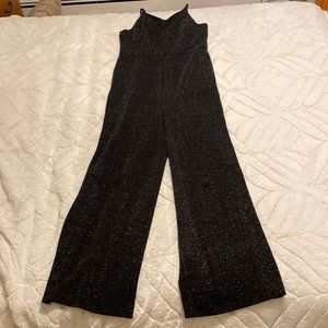 Donna Morgan black sparkling romper